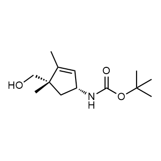 tert-Butyl((1R,4S)-4-(hydroxymethyl)-3,4-dimethylcyclopent-2-en-1-yl)carbamate|CS-0645690