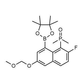 (2-Fluoro-6-(methoxymethoxy)-8-(4,4,5,5-tetramethyl-1,3,2-dioxaborolan-2-yl)naphthalen-1-yl)dimethylphosphine oxide|CS-0645715