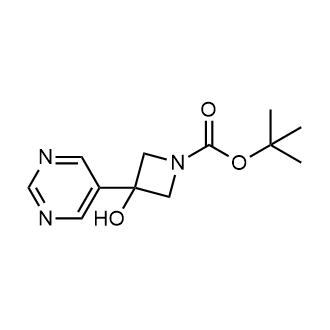 1,1-Dimethylethyl 3-hydroxy-3-(5-pyrimidinyl)-1-azetidinecarboxylate|CS-0645741