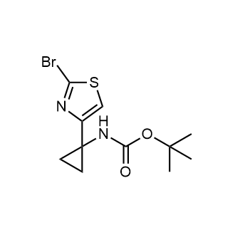 1,1-Dimethylethyl N-[1-(2-bromo-4-thiazolyl)cyclopropyl]carbamate|CS-0645955
