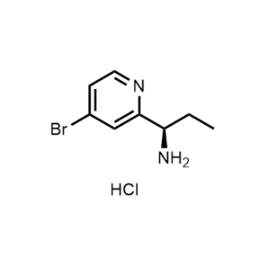 2-Pyridinemethanamine, 4-bromo-α-ethyl-, hydrochloride (1:1), (αR)-|CS-0645959