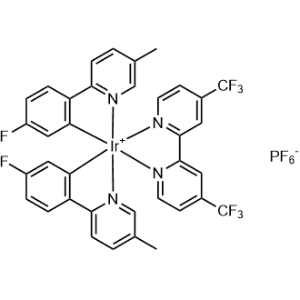 Bis[2-(4-fluorophenyl)-5-methylpyridine] [4,4'-bis(trifluoromethyl)-2,2'-bipyridine] iridium(III) hexafluorophosphate|CS-0646142
