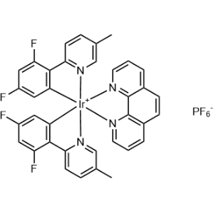 Iridium-(1,10-phenanthroline-κN1,κN10)bis[3,5-difluoro-2-(5-methyl-2-pyridinyl-κN)phenyl-κC]-hexafluorophosphate|CS-0646151