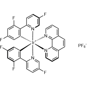 Iridium-(1,10-phenanthroline-κN1,κN10)bis[3,5-difluoro-2-(5-fluoro-2-pyridinyl-κN)phenyl-κC]-hexafluorophosphate|CS-0646184