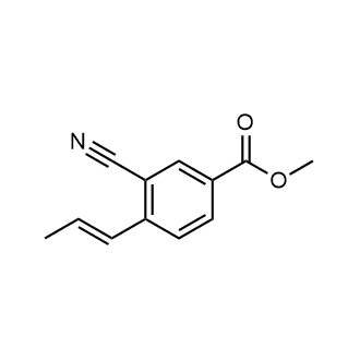 Methyl (E)-3-cyano-4-(prop-1-en-1-yl)benzoate|CS-0646369