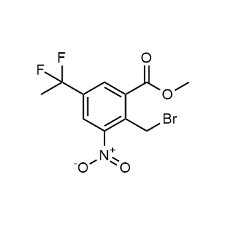Methyl 2-(bromomethyl)-5-(1,1-difluoroethyl)-3-nitrobenzoate|CS-0646430