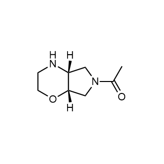 rel-1-[(4aR,7aS)-Hexahydropyrrolo[3,4-b]-1,4-oxazin-6(2H)-yl]ethanone|CS-0647011