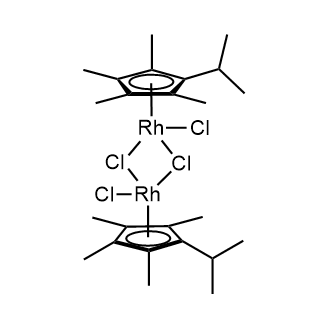 Di-μ-chlorodichlorobis[(1,2,3,4,5-η)-1,2,3,4-tetramethyl-5-(1-methylethyl)-2,4-cyclopentadien-1-yl]dirhodium|CS-0647086