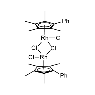 Di-μ-chlorodichlorobis[(1,2,3,4,5-η)-1,2,3,4-tetramethyl-5-phenyl-2,4-cyclopentadien-1-yl]dirhodium|CS-0647088
