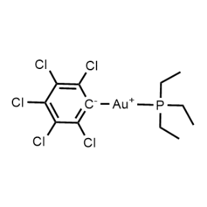 Gold, (pentachlorophenyl)(triethylphosphine)-|CS-0647125