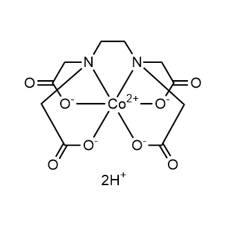 Cobaltate(2-),[[N,N′-1,2-ethanediylbis[N-[(carboxy-κO)methyl]glycinato-κN,κO]](4-)]-,hydrogen (1:2),(OC-6-21)-|CS-0647126