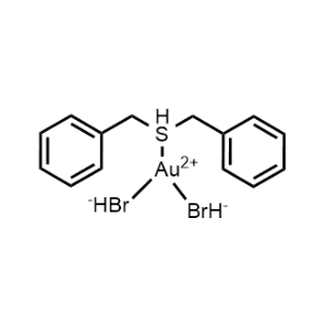 Gold, dibromo[1,1′-[thiobis(methylene)]bis[benzene]]-|CS-0647131
