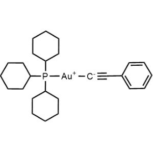 (2-Phenylethynyl)(tricyclohexylphosphine)gold|CS-0647159