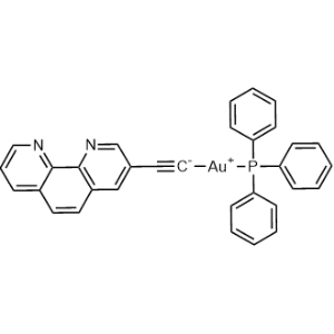 Gold, (1,10-phenanthrolin-3-ylethynyl)(triphenylphosphine)-|CS-0647169