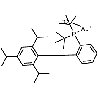 [Bis(1,1-dimethylethyl)[2′,4′,6′-tris(1-methylethyl)[1,1′-biphenyl]-2-yl]phosphine]chlorogold|CS-0647170