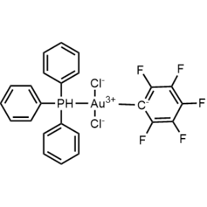 (SP-4-3)-Dichloro(2,3,4,5,6-pentafluorophenyl)(triphenylphosphine)gold|CS-0647181