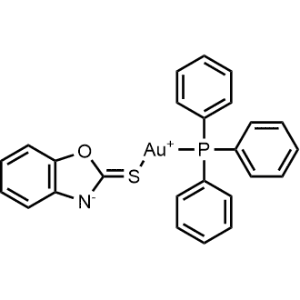 Gold, (2(3H)-benzoxazolethionato-S)(triphenylphosphine)-|CS-0647186