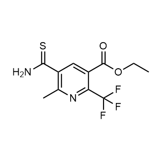 Ethyl 5-(aminothioxomethyl)-6-methyl-2-(trifluoromethyl)-3-pyridinecarboxylate|CS-0647189