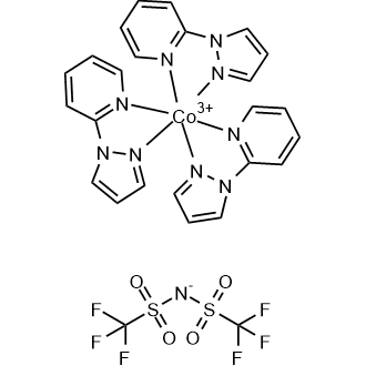 Cobalt(3+),tris[2-(1H-pyrazol-1-yl-κN2)pyridine-κN]-,(OC-6-22)-,salt with 1,1,1-trifluoro-N-[(trifluoromethyl)sulfonyl]methanesulfonamide(1:3)|CS-0647208