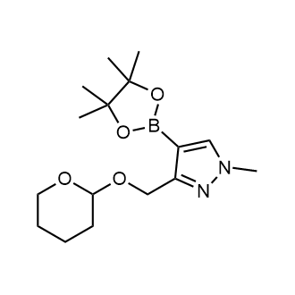 1-Methyl-3-(((tetrahydro-2H-pyran-2-yl)oxy)methyl)-4-(4,4,5,5-tetramethyl-1,3,2-dioxaborolan-2-yl)-1H-pyrazole|CS-0647389