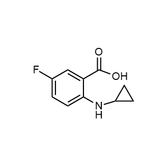 2-(Cyclopropylamino)-5-fluorobenzoic acid|CS-0647589