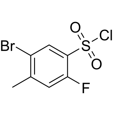 5-Bromo-2-fluoro-4-methylbenzenesulfonyl chloride|CS-0647601
