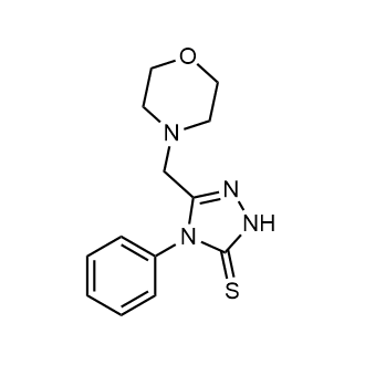 2,4-Dihydro-5-(4-morpholinylmethyl)-4-phenyl-3H-1,2,4-triazole-3-thione|CS-0647639