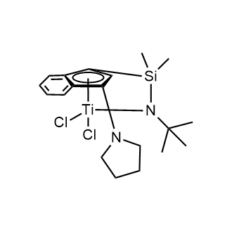Dichloro[N-(1,1-dimethylethyl)-1,1-dimethyl-1-[(1,2,3,3a,7a-η)-3-(1-pyrrolidinyl)-1H-inden-1-yl]silanaminato(2-)-κN]titanium|CS-0647753