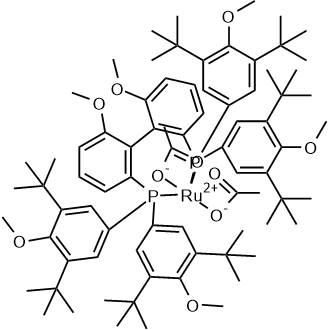 (OC-6-22)-Bis(acetato-κO,κO′)[1,1′-[(1S)-6,6′-dimethoxy[1,1′-biphenyl]-2,2′-diyl]bis[1,1-bis[3,5-bis(1,1-dimethylethyl)-4-methoxyphenyl]phosphine-κP]]ruthenium|CS-0647795