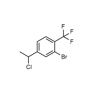 2-Bromo-4-(1-chloroethyl)-1-(trifluoromethyl)benzene|CS-0647892
