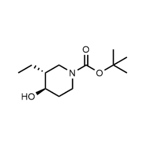 rel-tert-Butyl (3R,4R)-3-ethyl-4-hydroxypiperidine-1-carboxylate|CS-0648319