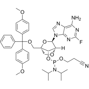 5'-O-DMT-2-F-A-bicyclo[2.2.1]-CE phosphoramidite|CS-0648682