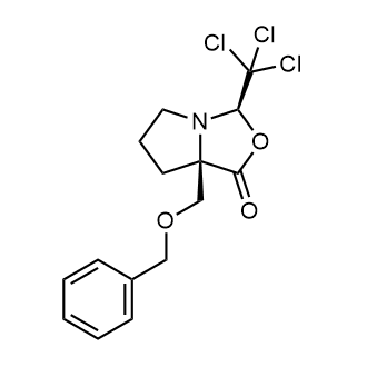 (3R,7aR)-7a-((Benzyloxy)methyl)-3-(trichloromethyl)tetrahydro-1H,3H-pyrrolo[1,2-c]oxazol-1-one|CS-0648695