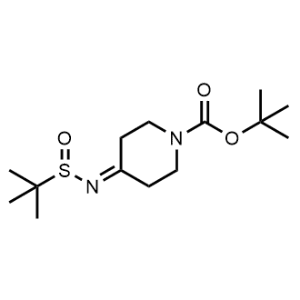 tert-Butyl 4-((tert-butylsulfinyl)imino)piperidine-1-carboxylate|CS-0648828