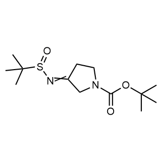 tert-Butyl 3-((tert-butylsulfinyl)imino)pyrrolidine-1-carboxylate|CS-0648858