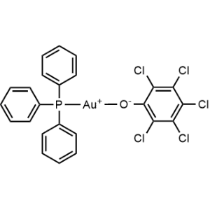 Gold, (pentachlorophenolato)(triphenylphosphine)-|CS-0649040