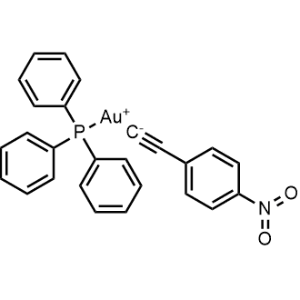 [2-(4-Nitrophenyl)ethynyl](triphenylphosphine)gold|CS-0649217