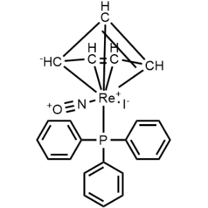 Rhenium, (η5-2,4-cyclopentadien-1-yl)iodonitrosyl(triphenylphosphine)-, stereoisomer|CS-0649265