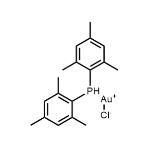 [Bis(2,4,6-trimethylphenyl)phosphine]chlorogold|CS-0649286