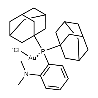 [2-[Bis(tricyclo[3.3.1.13,7]dec-1-yl)phosphino-κP]-N,N-dimethylbenzenamine]chlorogold|CS-0649290