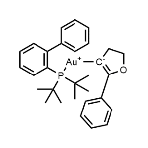 [[1,1′-Biphenyl]-2-ylbis(1,1-dimethylethyl)phosphine](4,5-dihydro-2-phenyl-3-furanyl)gold|CS-0649375
