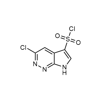 3-Chloro-7H-pyrrolo[2,3-c]pyridazine-5-sulfonyl chloride|CS-0649839