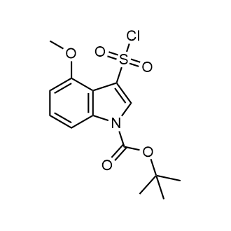 tert-Butyl 3-(chlorosulfonyl)-4-methoxy-1H-indole-1-carboxylate|CS-0649843