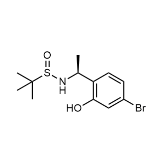 N-((S)-1-(4-Bromo-2-hydroxyphenyl)ethyl)-2-methylpropane-2-sulfinamide|CS-0650030