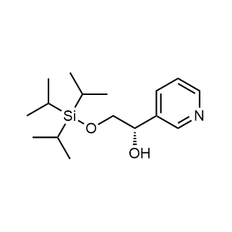 (S)-1-(Pyridin-3-yl)-2-((triisopropylsilyl)oxy)ethan-1-ol|CS-0650056