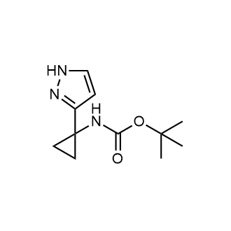 tert-Butyl (1-(1H-pyrazol-3-yl)cyclopropyl)carbamate|CS-0650476