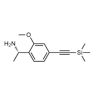 (S)-1-(2-Methoxy-4-((trimethylsilyl)ethynyl)phenyl)ethan-1-amine|CS-0650640