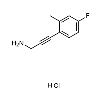 3-(4-Fluoro-2-methylphenyl)prop-2-yn-1-amine hydrochloride|CS-0650649