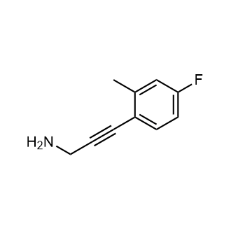 3-(4-Fluoro-2-methylphenyl)prop-2-yn-1-amine|CS-0650670