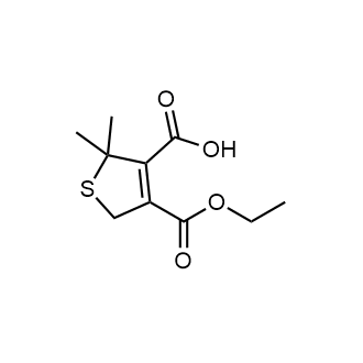 4-(Ethoxycarbonyl)-2,2-dimethyl-2,5-dihydrothiophene-3-carboxylic acid|CS-0650777